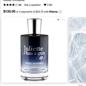 Musc Invisible by Juliette has a gun.